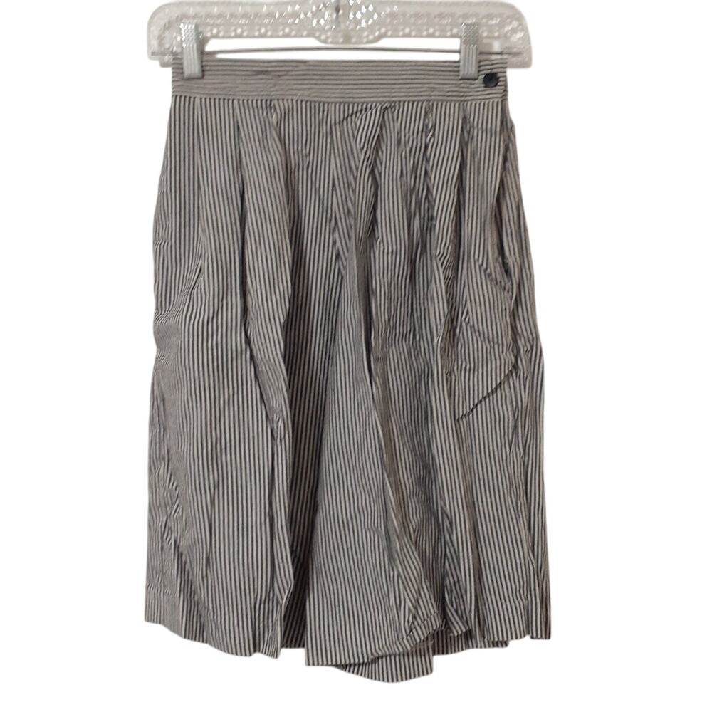 Vintage Peddlers Women’s Striped Cotton Rayon Skirt Small Elastic Waist